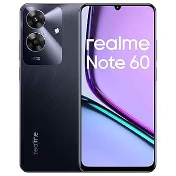 Note 60 6GB/128GB Simフリー realme Note 60 Android Smartphone, 4G Handy Dual SIM, 90Hz 6